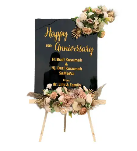 Papan Bunga Akrilik Seuat