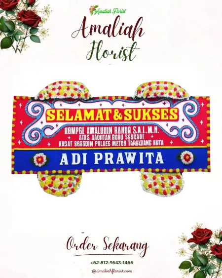 Papan Bunga Ucapan Selamat Seuat