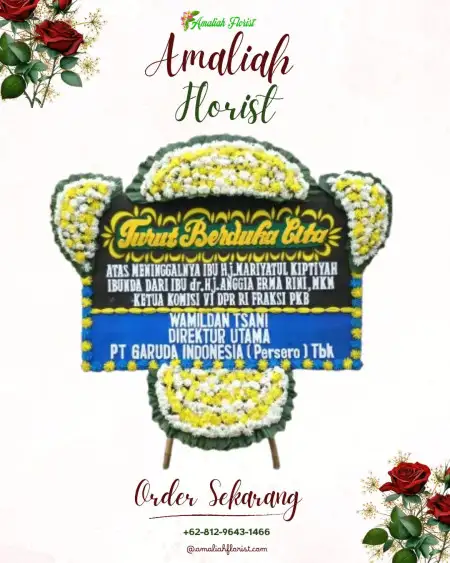 Papan Bunga Duka Seuat